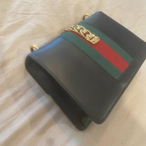 Gucci Sylvie Shoulder bag black - Picture 3 of 9